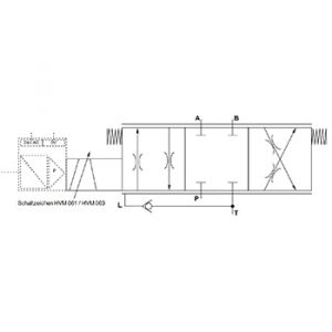 Einstufiges Servoventil Schaltzeichen-hvm-061-063